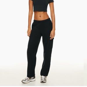 TNA cozy fleece mega wide cargo sweatpant